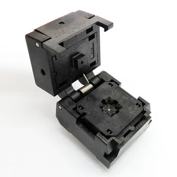 

QFN28 MLF28 Programming Socket IC Test Socket IC549-0284-003-G Pitch 0.4mm Clamshell Chip Size 4*4 Flash Adapter Burn in Socket