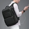 Мужской рюкзак для путешествий EURCOOL, большой черный рюкзак для ноутбука 17,3 д., водонепроницаемый рюкзак с защитой от краж и разъемом USB для за... ► Фото 2/6