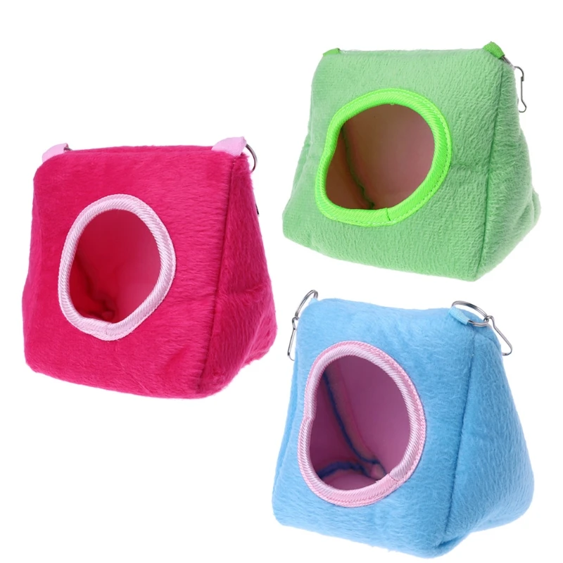 Cute Hamster Hanging House Hammock Cage Sleeping Nest font b Pet b font Bed Rat Hamster