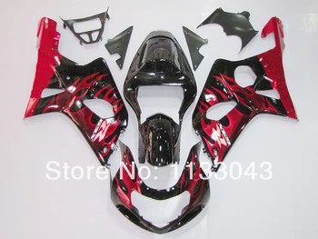 

7gifts Red Flame Fairing Kit For SUZUKI GSX-R1000 GSXR1000 GSX R1000 GSXR 1000 K2 K1 00 01 02 2000 2001 2002 Fairings