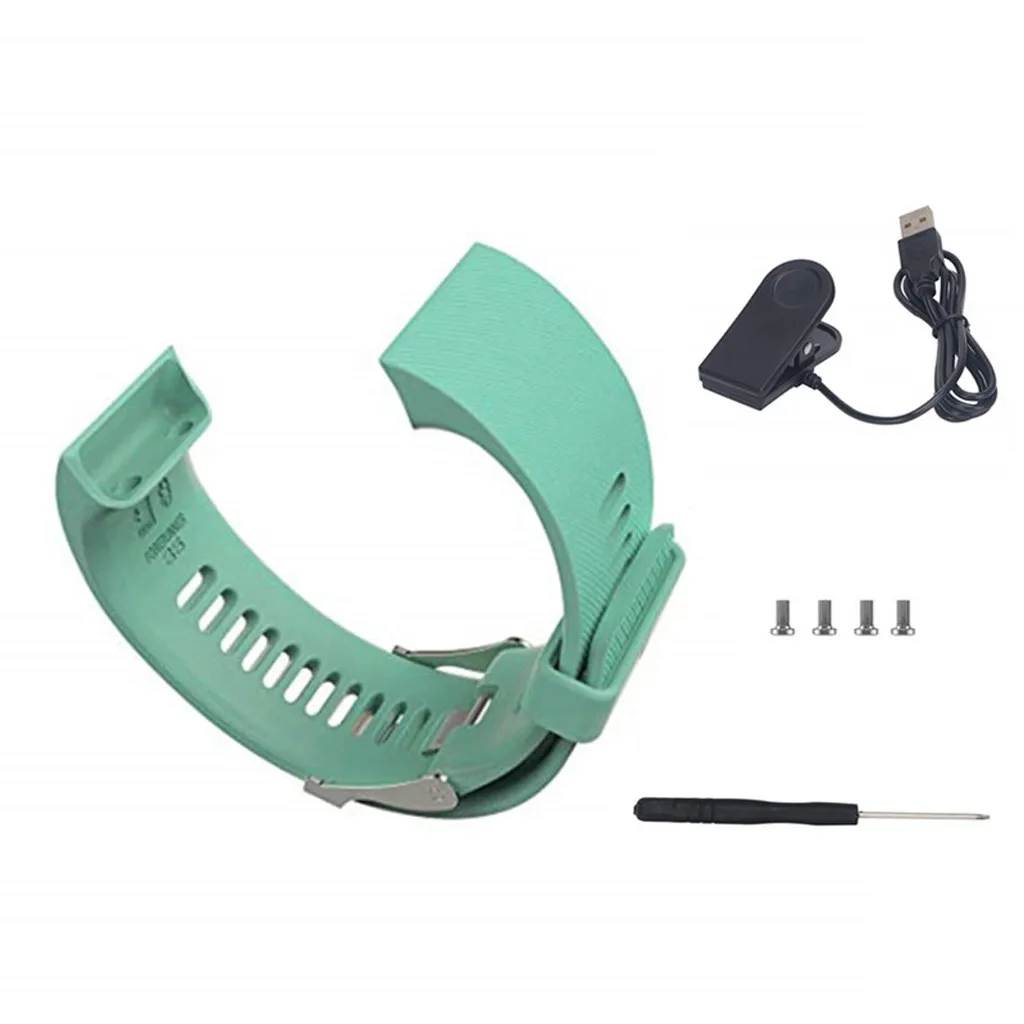 

Compact durable Smart Watch Charger For Garmin Forerunner 35/30 + Watch Heart Rate Monitor Wrist Band +Screwdriver+ Screw