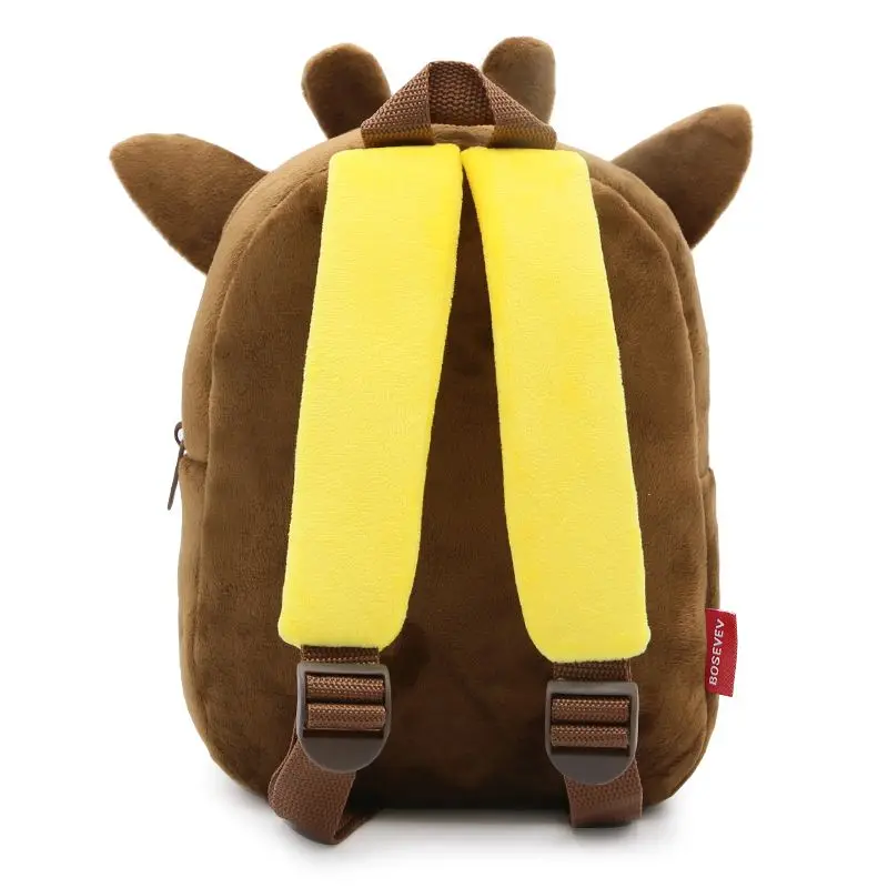 Children Backpacks Kindergarten Schoolbag Animal 3D Cartoon Plush Kids Girls Boy