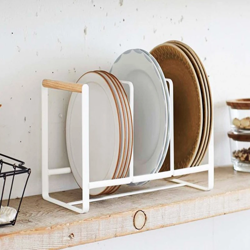 

Kitchen Wooden Storage Rack Draining Rack Kitchen Utensils Organizer Cup Holder Dish Cup Dryer Tray Holder Drying Stand Rack