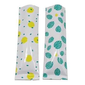 

Heat Sealable White Aluminum Foil Long Size Bags with Printing Open Top Vacuum Sealing Mylar Pouch For Toothbrush Comb Package