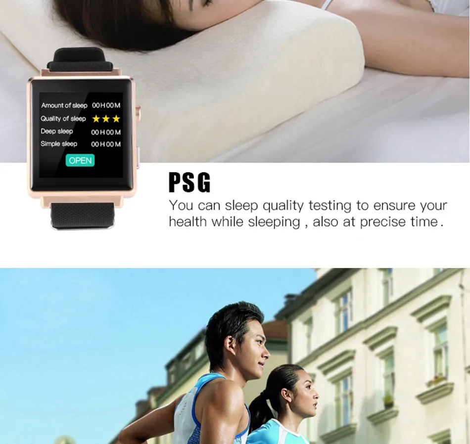 Fashion Bluetooth Smart Watch Support SD SIM Card Smartwatch SMS Call Sync Passometer Calendar Intelligent Clock For Galaxy Android (12)