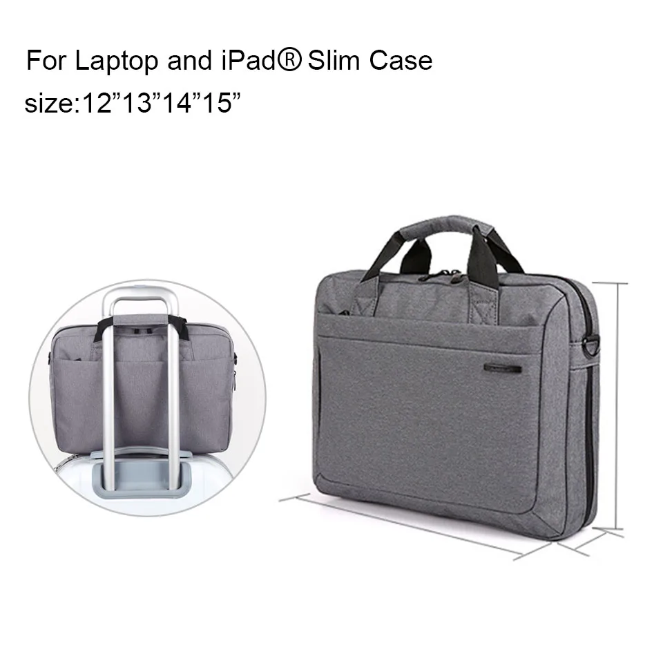 Goedkoop Laptop Messenger Bag 17.3 12 13.3 14.1 15.4 15.6 Waterdichte Nylon Notebook Bag voor Dell 14 Laptop Tas voor Macbook pro 13 Case