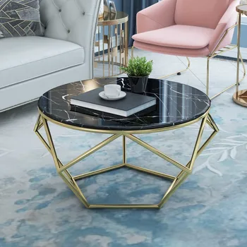 

Luxury interior design round mirrored stainless stainless coffee table