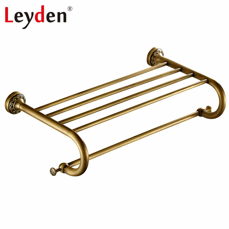Leyden Antique Brass/ ORB Wall Mounted Towel Rack Holder Copper Antique