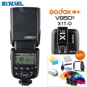

Godox V850II GN60 HSS 2.4G Wireless X System Flash Speedlite Li-ion battery + X1T-O Transmitter For Olympus Fujifilm Lumix