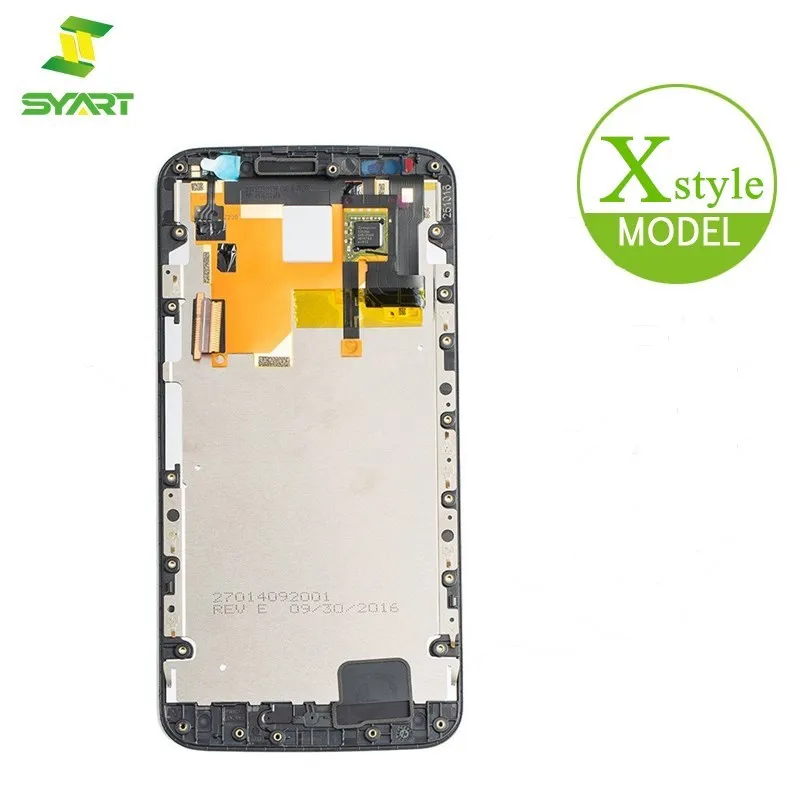 Для Motorola X Style LCD дисплей с сенсорным экраном дигитайзер в сборе рамкой для Moto Xstyle