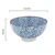 KINGLANG Japanese Style Classical Ceramic Blue And White Kitchen Rice Bowl Big Ramen Soup Bowl Spoon Small Tea Tableware 11