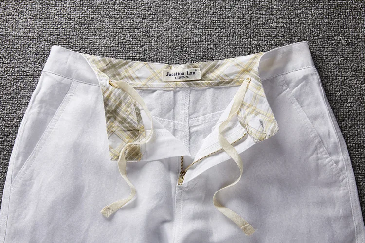 Promotion French Style Brand Casual Short Men Summer Linen Shorts Men Cotton Comfortable and breathable Mens Shorts Bermuda masculina Male