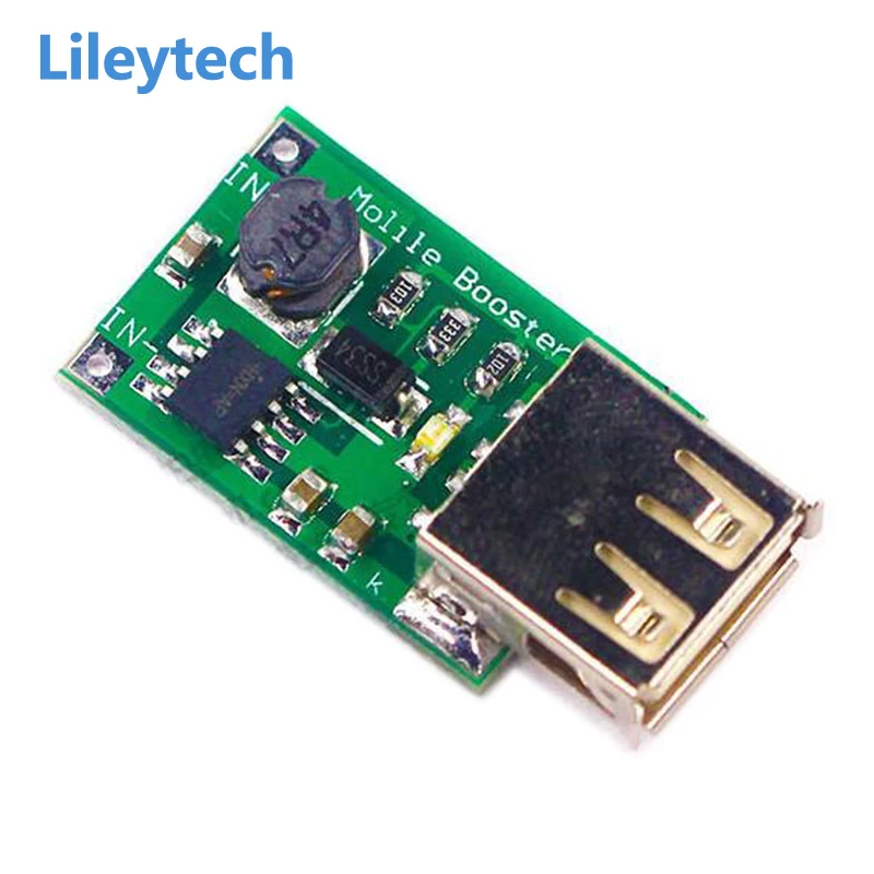 1 шт. DC-DC 2 В-5 В до 5 1200ma 1.2a повышающего Booster USB мобильный Питание модуль | Электроника