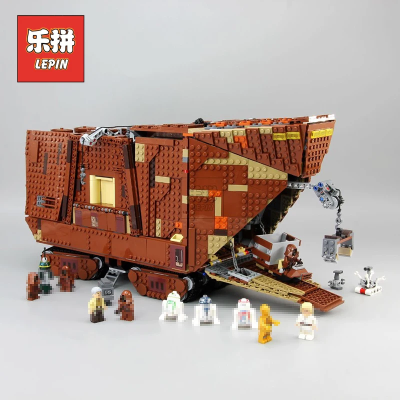 

Lepin 05038 Star Plan Wars Series the Force Awakens Sandcrawler Set 75059 Building Blocks Bricks Legoinglys Starwars Kids Toys