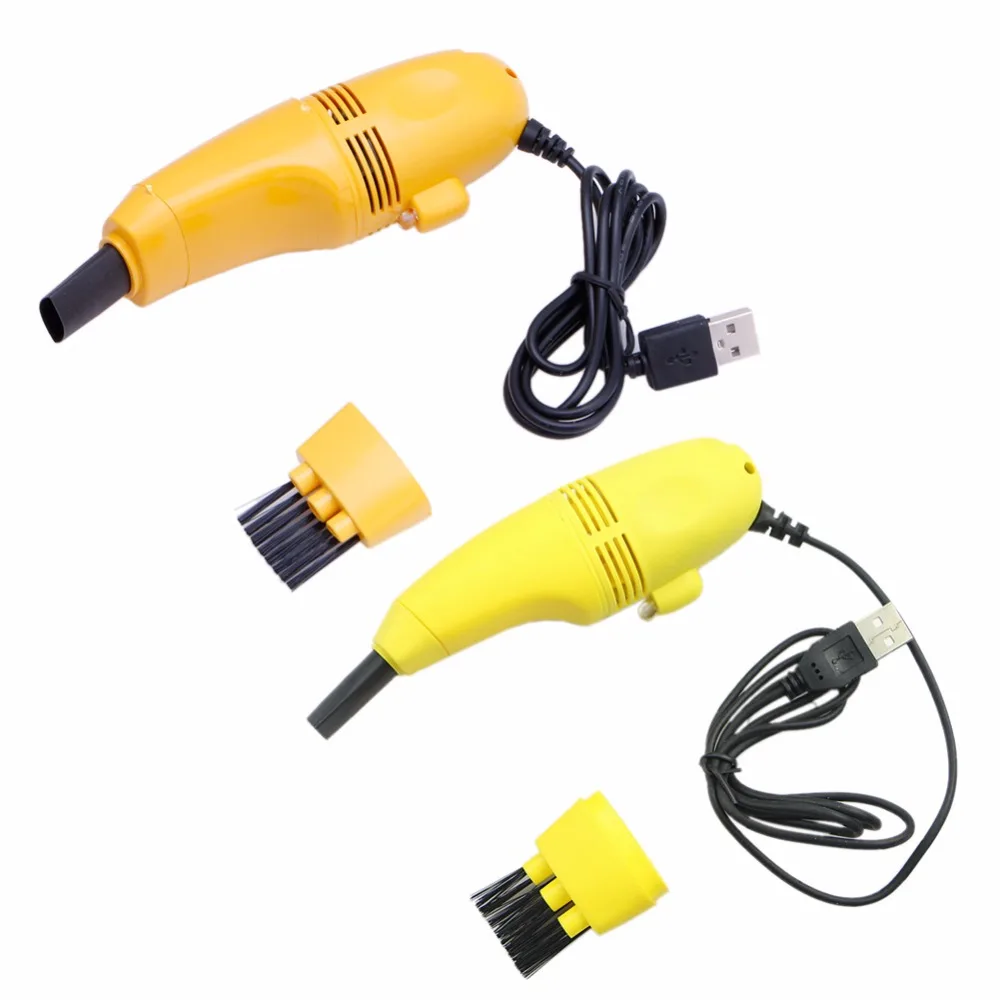 

PC Laptop Brush Dust Cleaning Kit Mini Computer Vacuum USB Keyboard Cleaner