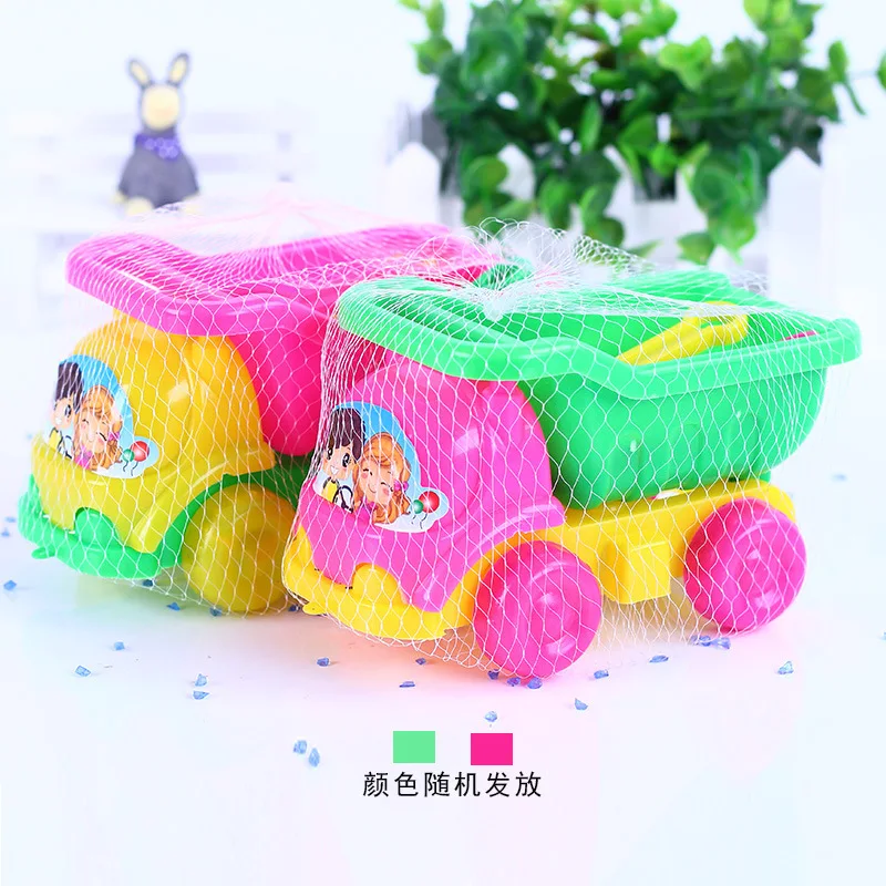 1pc Creative Newest Sand Sandbeach Car Model  Kids Beach Toys Water Tools Set Beach Early Educational Toys for Children Kids