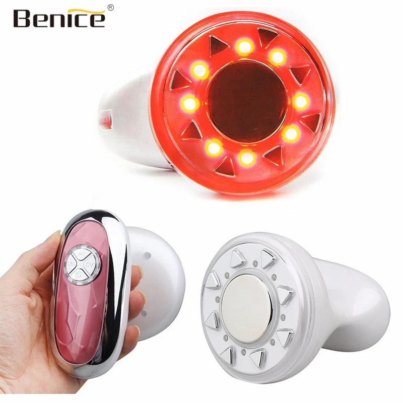 Benice RF Cavitation Ultrasonic Body Slimming Massager Machine Fat Burner Photon Radio Frequency Therapy Massage Weight Loss