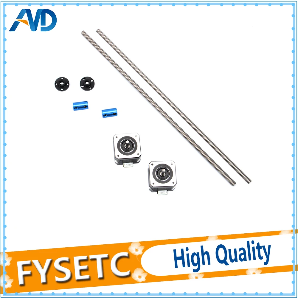 

3D Printer Prusa i3 MK2 MK2S MK3 300mm Z stepper Motor With Trapezoidal Lead Screw Direct Couplings For mini-Rambo
