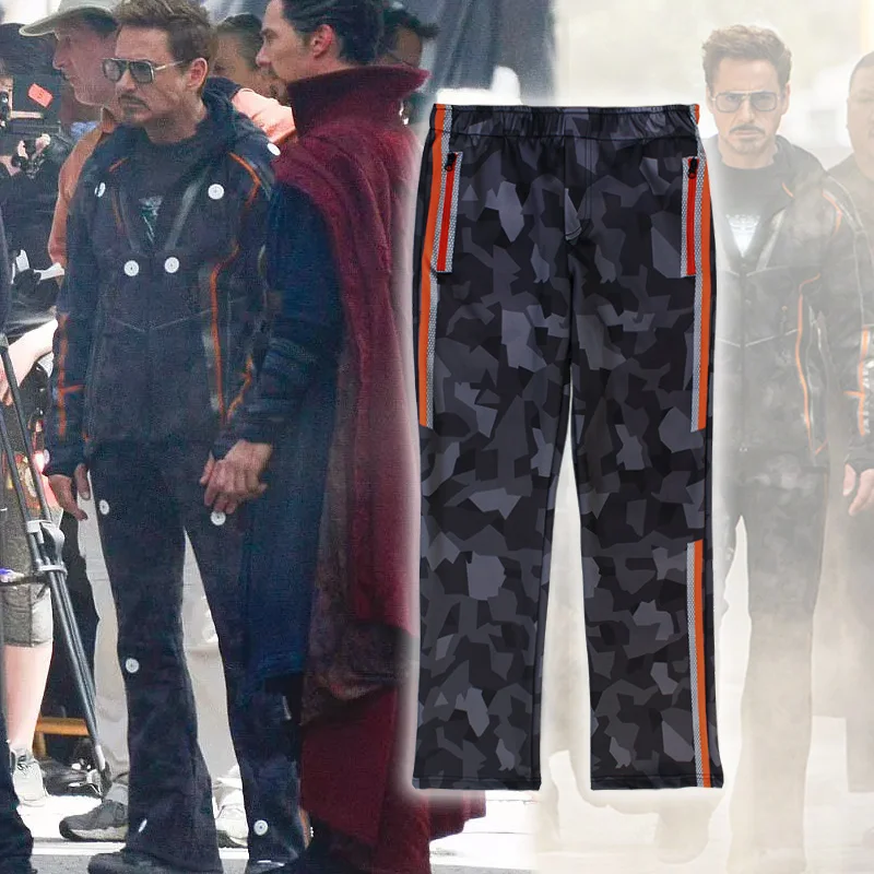 

Avengers Infinity War Iron Man Cosplay Tony Stark Camouflage Pants For Men