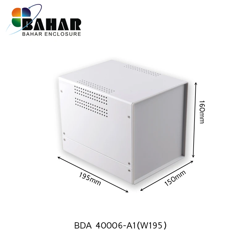 

Bahar 195*160*150mm Custom iron enclosure Metal project box junction housing diy electronic box power supply instrument case