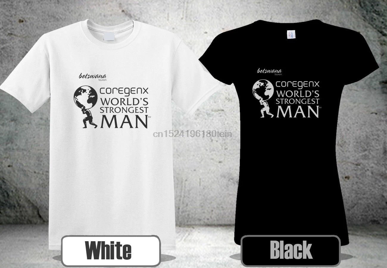 

Worlds Strongest Man Competitor T-Shirt BlackWhite Colour Tee Shirt