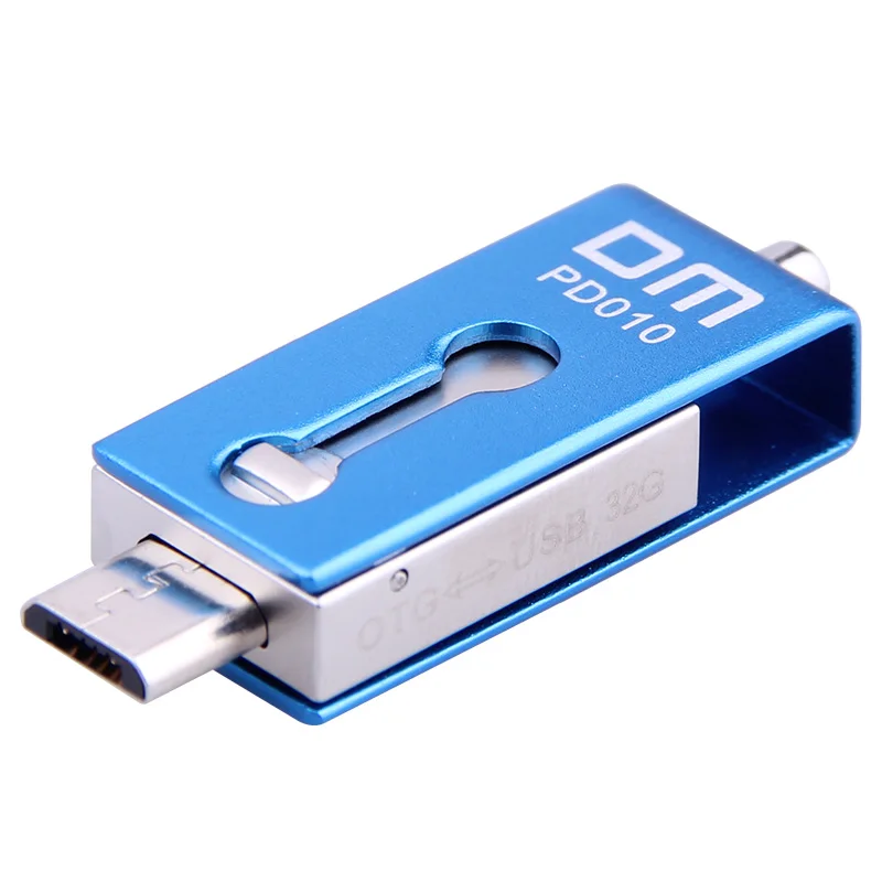 OTG USB флэш-накопитель PD010 8 ГБ 16 ГБ 32 ГБ USB2.0 с двойным разъемом, используемый для OTG смартфона и компьютера