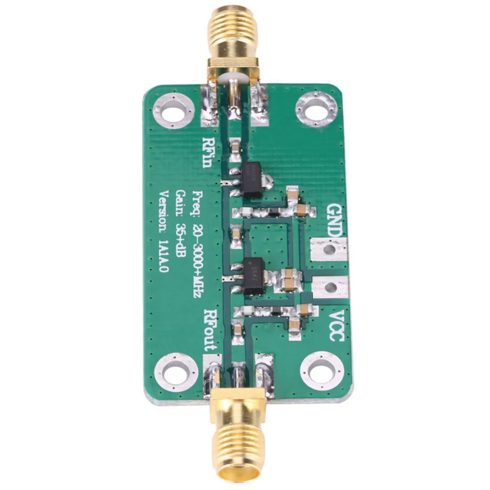 20-3000 МГц широкополосный малошумный усилитель радиочастотный тестер модуль радиочастотного сигнала инструмент усиления радиочастотного усилителя Частотомер
