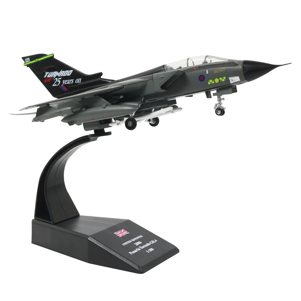 1/100 масштаб британская королевская ВВС Tornado GR4 истребитель бомберы Военная Модель