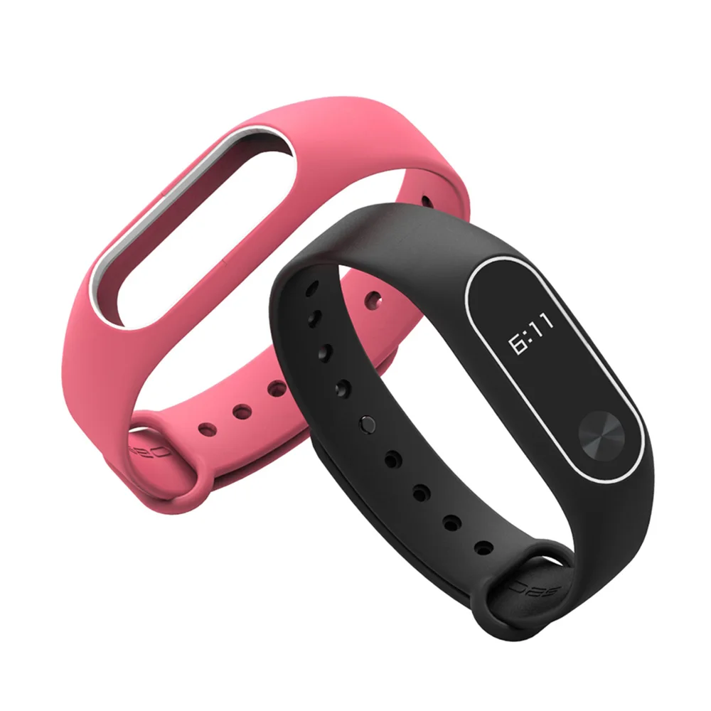 

1pcs Xiao Mi Band 2 Wristband Silicone Strap Wristband For My Band 2 Smart Bracelet For Xiao Mi Band 2 Accessories