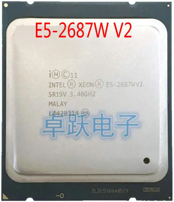 Оригинальный процессор Intel Xeon OEM версия не es E5-2687WV2 3 4 ГГц 25M 8-CORESLGA2011 E5 2687WV2 150 Вт E5-2687W