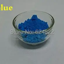 Неоновый Синий флуоресцентный фосфорный Пигмент Порошок для ногтей лак и живопись и печать, 10 г/лот Флуоресцентный порошок