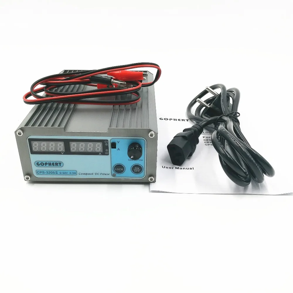 110Vac/220Vac CPS 3205 3205II мини Регулируемый Цифровой DC источник питания OVP/OCP/OTP 0.001A 0 01 V 160