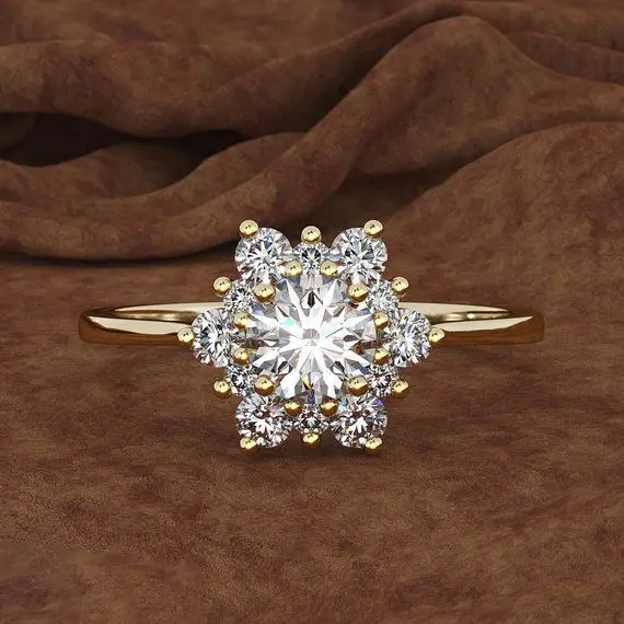 Роскошное женское белое кольцо-Снежинка, Мода 925, серебряное кольцо с циркониевым камнем, винтажные обручальные кольца для женщин