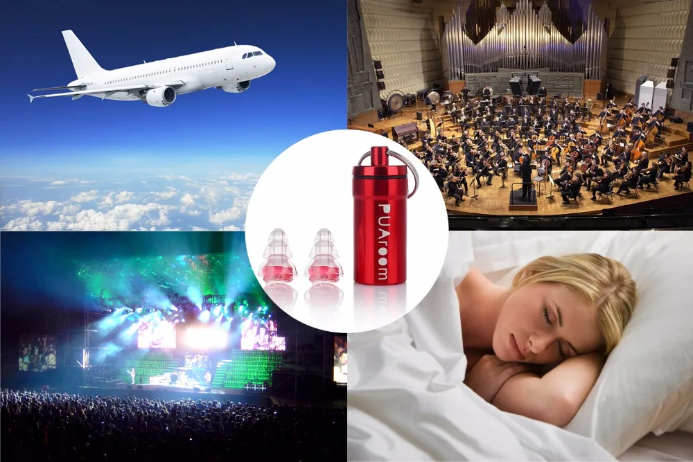 The use of high-fidelity earplugs red