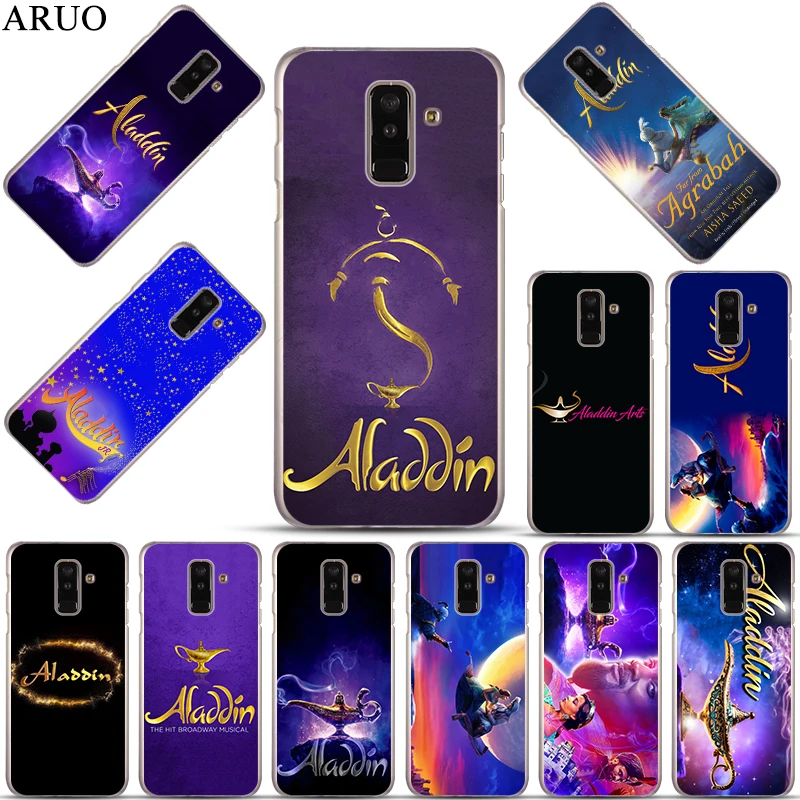 

Aladdin far from agrabah logon clear Hard phone Case for Samsung Galaxy A8Star A9Pro A72018 A82018 A6plus A6s A8s A5 A7 A3 cover