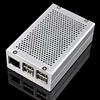 Raspberry Pi 3 boîtier en aluminium boîtier argenté boîtier métal pour RPI 3 modèle B Compatible avec Raspberry Pi 3 modèle B + ► Photo 2/4