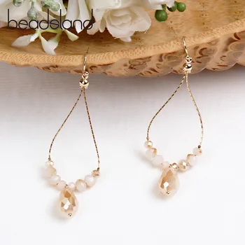 

Beadsland Drop Earrings Glass Water Drop Design Fashion Office Career Women Girls Dancing Party Christmas Gift 36707