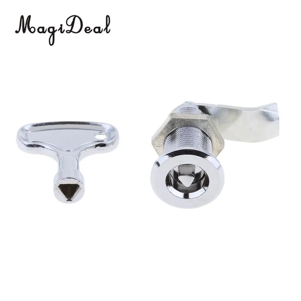 MagiDeal Boat Marine Stainless Steel Triangulation Lock Pull Ring Door Lock Latch for Kayak Canoe Boating Dinghy Yacht Accessory