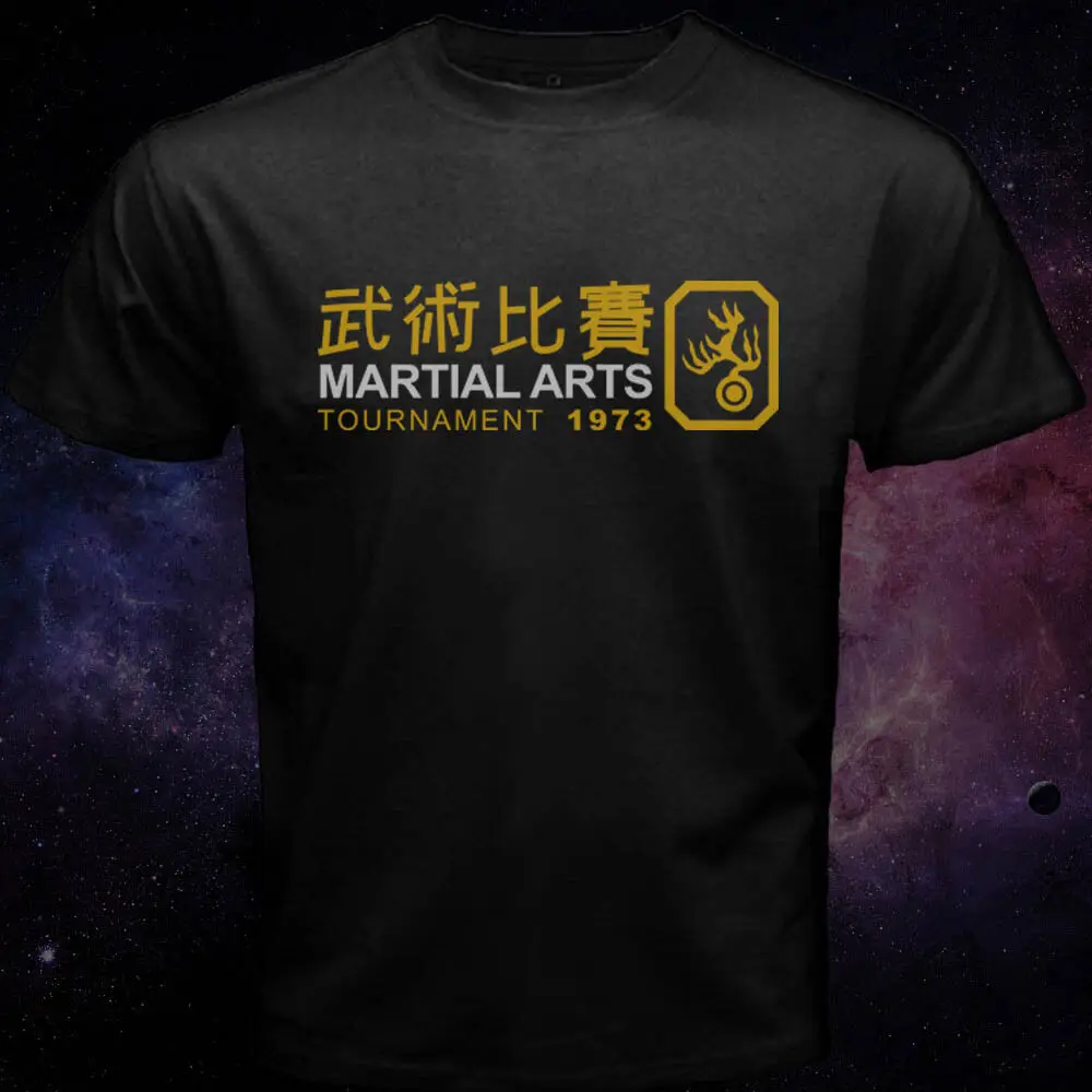 

Enter The Dragon Martial Arts Han Tournament Jeet Kune Do Kung Kungfu Shirt Summer Short Sleeve Size Sleeve T Shirt