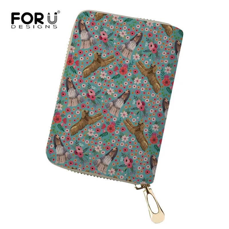 FORUDESIGNS Afghan Hound дизайн с принтом держатель для кредитных карт чехол Высокое