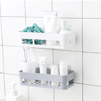 

Bathroom Shelf Wall Hanging Bathroom Wall-mounted Storage Racks Toilet Storage Holder Free Punching Racks For Bathroom