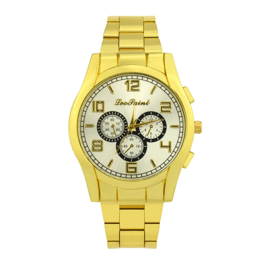 

Men New Luxury Fashion Watch Military Stainless Steel Analog Quartz Wrist Watch 221