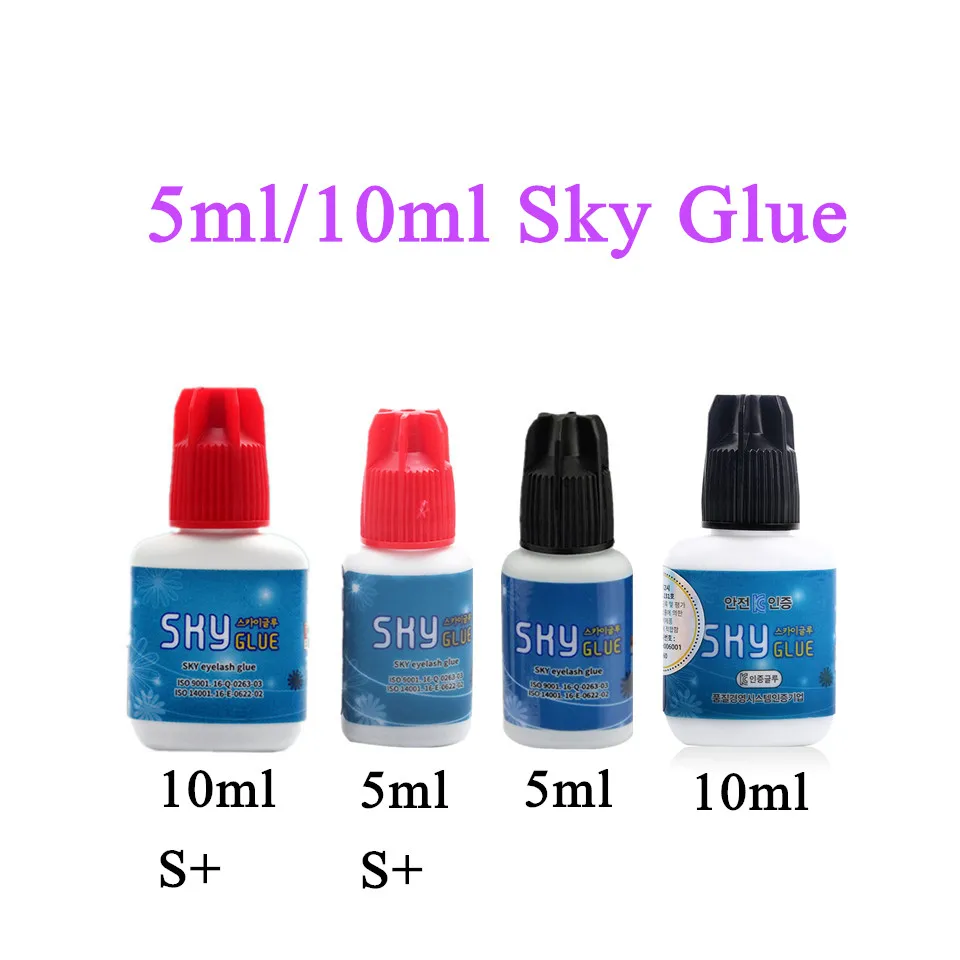 

NEWCOME Korea Sky Glue Lady Black Glue for Eyelash Extensions Fast Drying,Lady Black Glue Adhesive,Remover Primer Makeup Tool