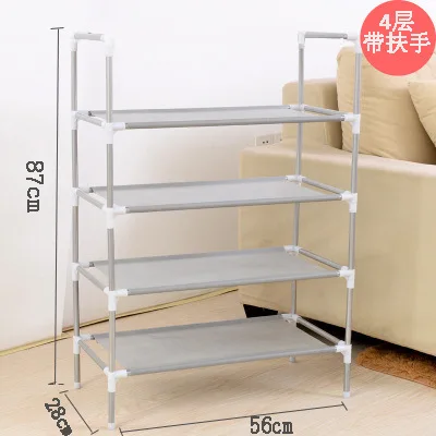 الفولاذ المقاوم للصدأ متعددة الوظائف تخزين الرف عنبر الحديد خزانة خذاء متعددة طبقة غير المنسوجة بسيطة رف للأحذية الفولاذ المقاوم للصدأ متعددة الوظائف تخزين الرف عنبر الحديد خزانة خذاء متعددة طبقة غير المنسوجة بسيطة رف للأحذية