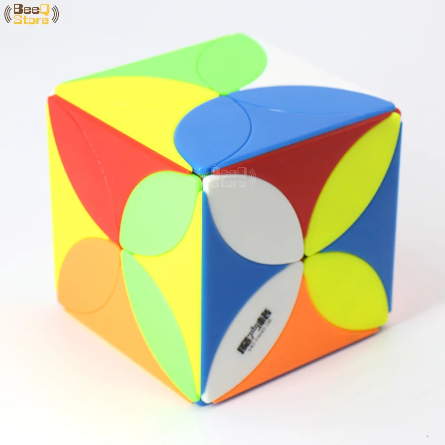 Mofangge четыре листа клевера Cube Magic Cube Puzzle игрушки для конкурса черный Stickerless странно-форма твист Cube