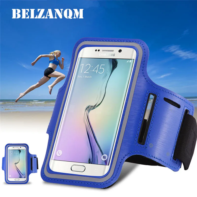 For iphone XR XS Max Sport Waterproof Running Armband Size 5.2&quot5.4&quot5.5&quot5.7&quotinch Cell Phone Xiaomi Samsung Huawei | Мобильные
