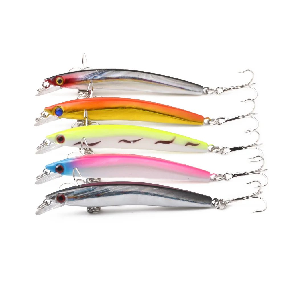 20PCS Fishing Lures Minnow 5g 80mm Floating Lure Hard Bait Fishing