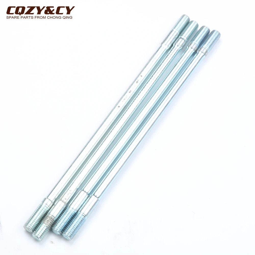 

4pc M7 Cylinder Bolt Pin Stud for GY6 50cc 60cc 80cc 100cc 139QMB 139QMA 4 stroke 7mm
