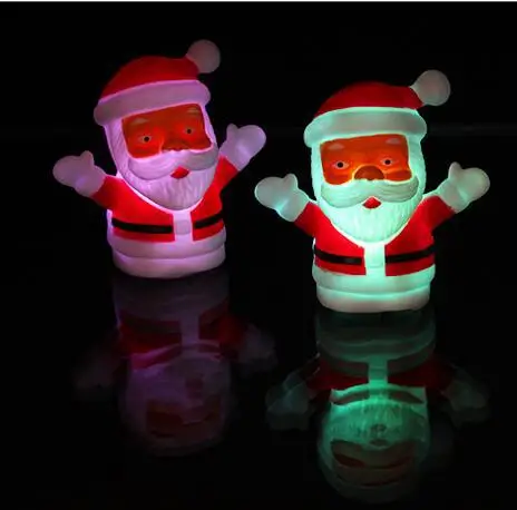  Santa Claus Colorful Christmans Decoration Flashi...