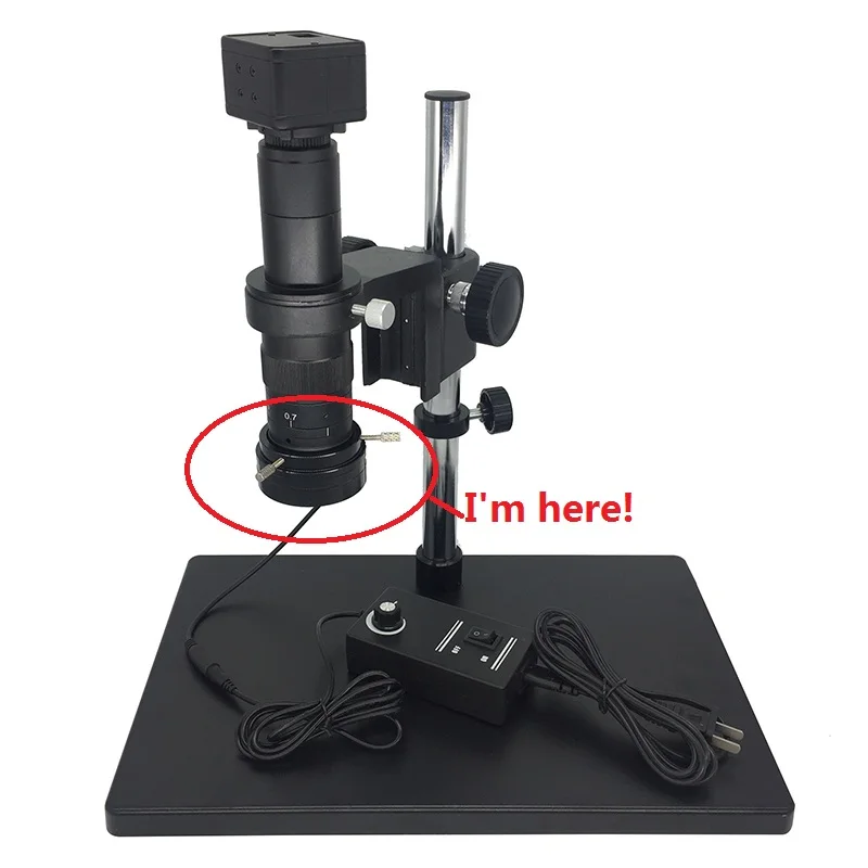 40 LED Adjustable Ring Light Source Diameter 27 mm Industrial Vision Lamp for Monocular Video Microscope Supplement Illumination